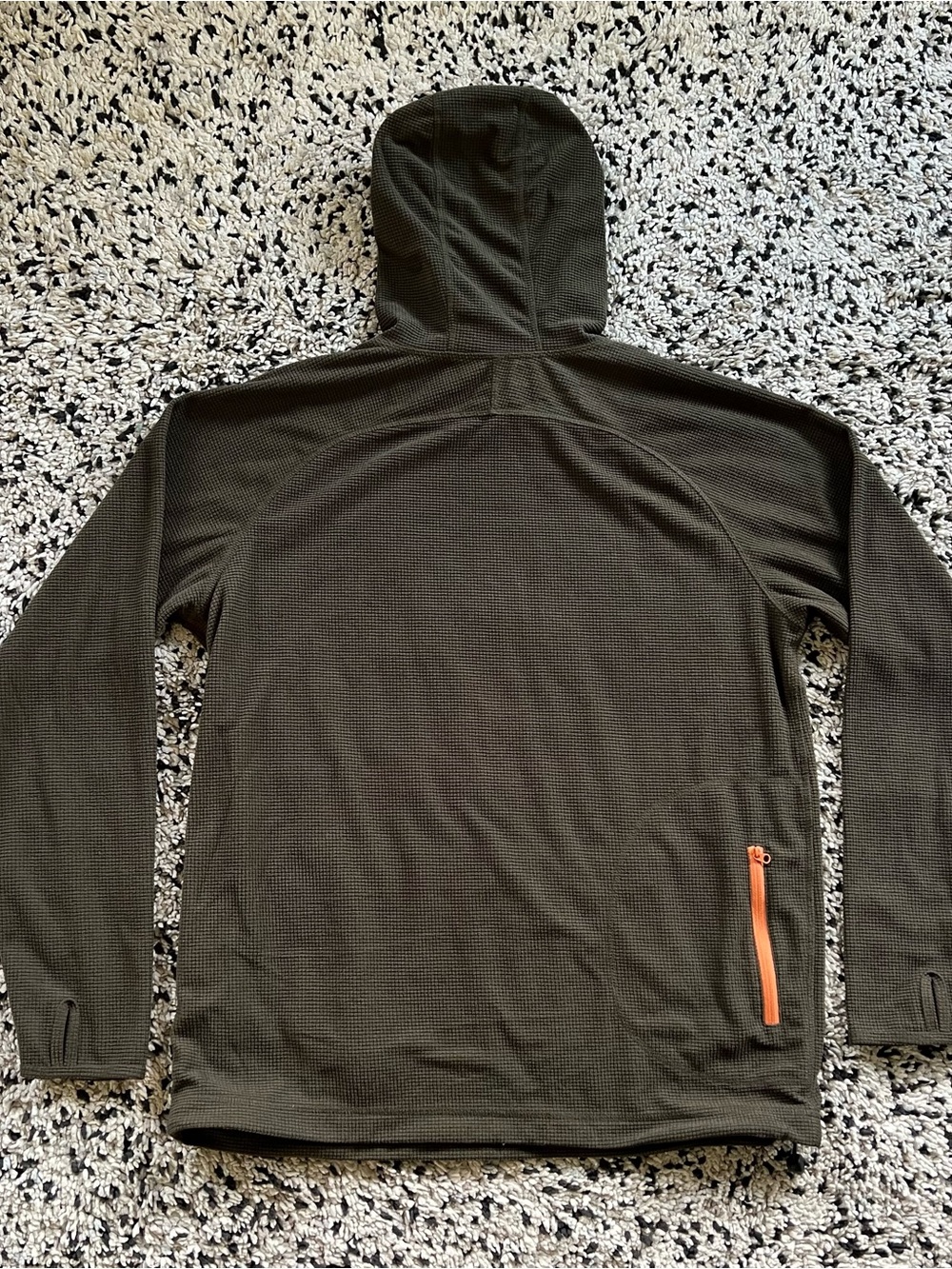 Howler Brothers Hooded Lightweight Waffle Fleece Pullover Dark Green Men’s Large - Picture 15 of 15